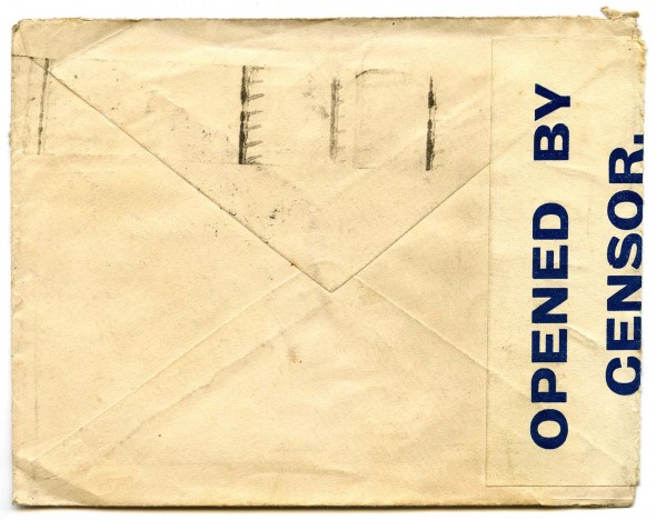 Letter L – Envelope Back